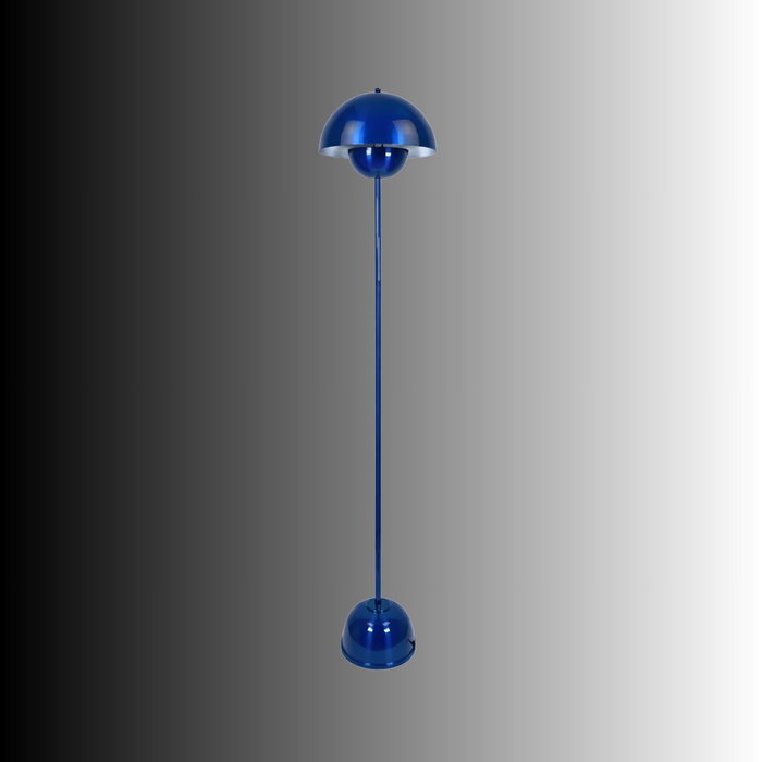 Opviq Lámpara de pie azul de metal